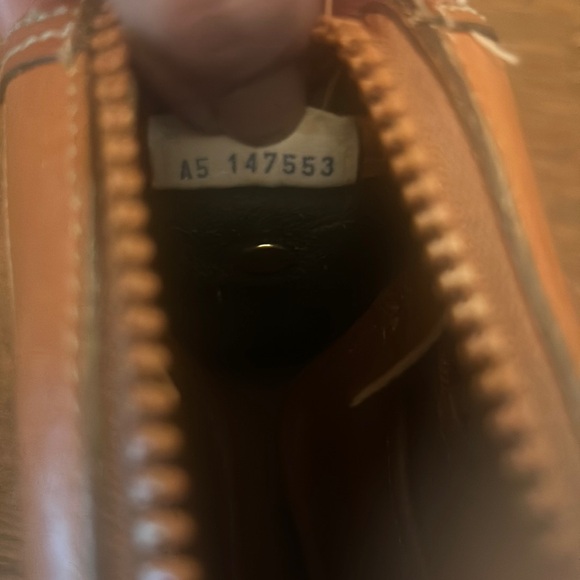 Dooney & Bourke Vintage All Weather Leather Hunter Green and British Tan Bag - Picture 16 of 16